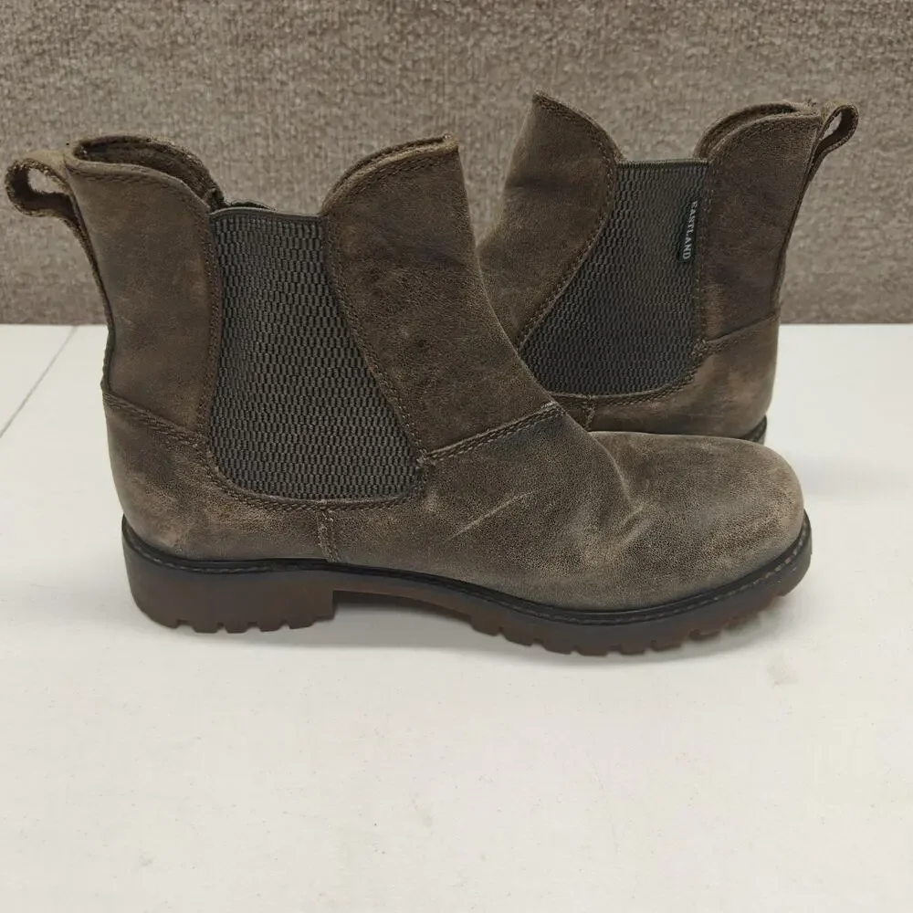 Eastland Ida Chelsea Women's Boot Size 8.5 Rustic Brown Faded